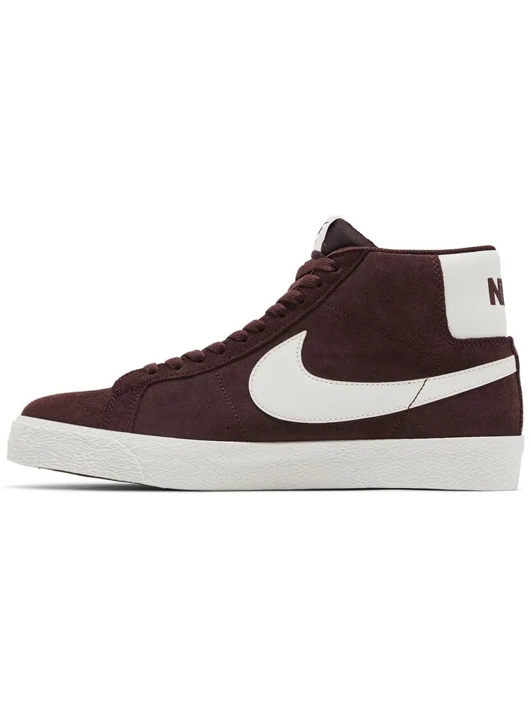 Кроссовки Nike Zoom Blazer Mid SB 'Burgundy Crush' — изображение 3 из 8, красный
