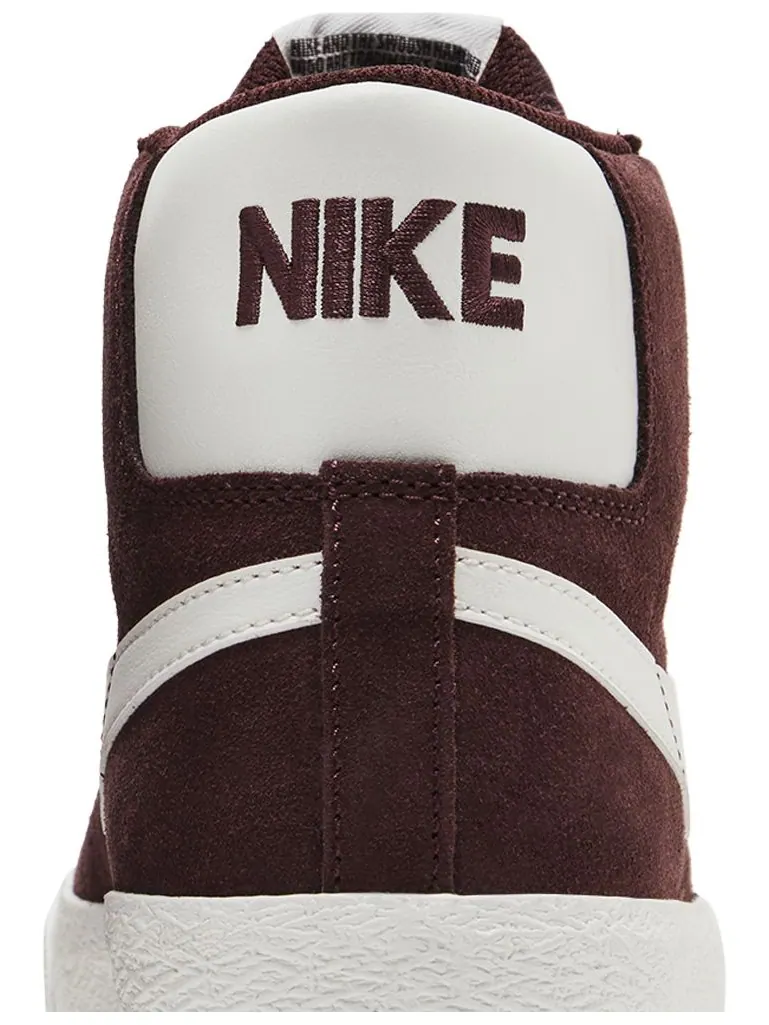 Кроссовки Nike Zoom Blazer Mid SB 'Burgundy Crush' — изображение 7 из 8, красный