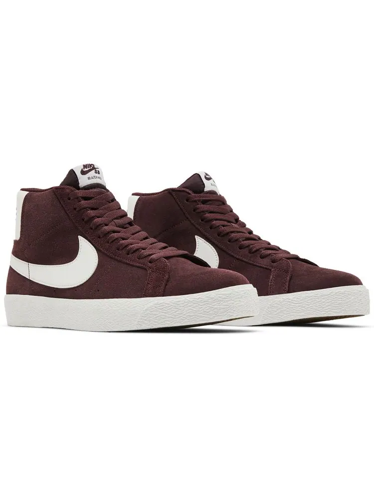 Кроссовки Nike Zoom Blazer Mid SB 'Burgundy Crush' — изображение 8 из 8, красный