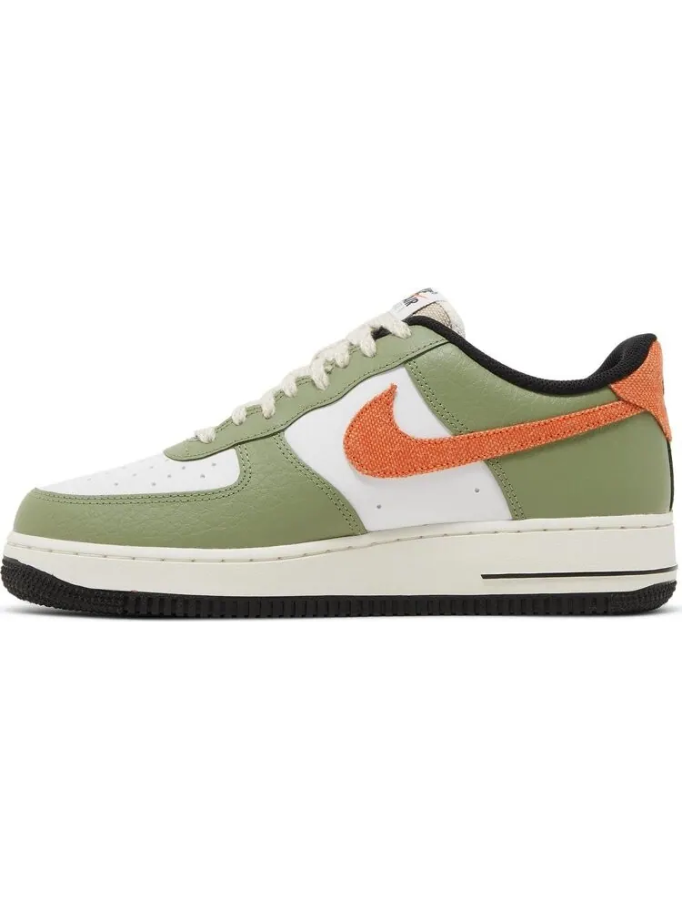 Кроссовки Air Force 1 '07 'Oil Green Orange' — изображение 3 из 4, зеленый