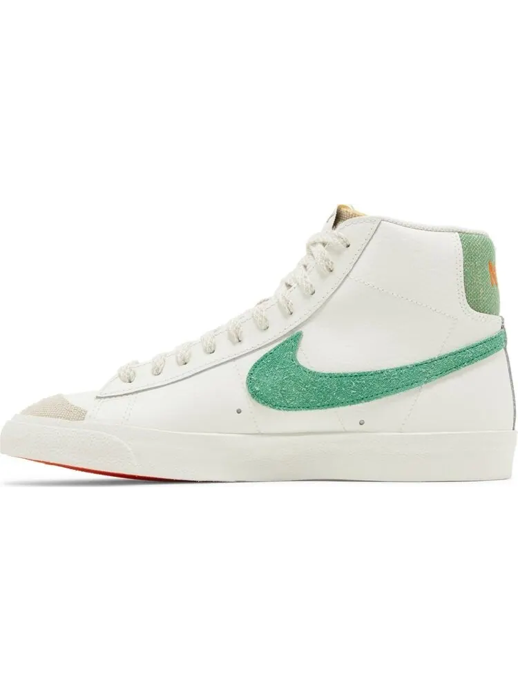 Кроссовки Blazer Mid '77 Vintage 'Sail Stadium Green' — изображение 3 из 4, белый
