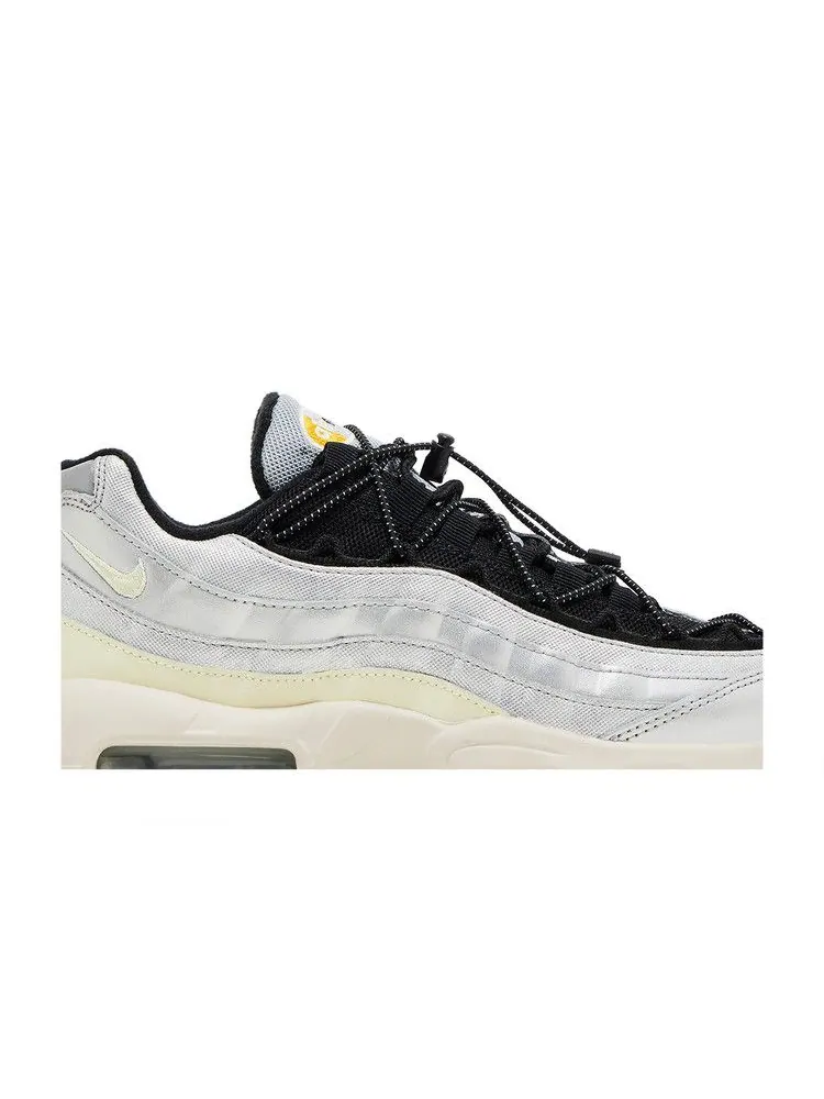 Кроссовки Nike Wmns Air Max 95 'Speed Lacing - Metallic Silver' — изображение 3 из 9