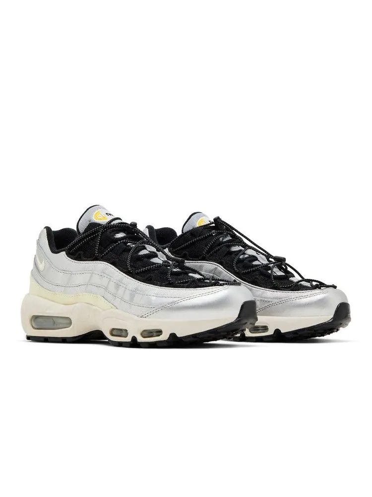 Кроссовки Nike Wmns Air Max 95 'Speed Lacing - Metallic Silver' — изображение 9 из 9