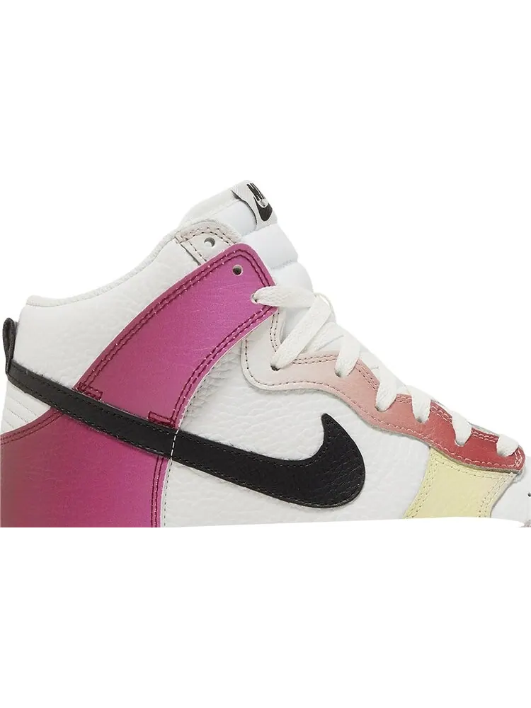 Кроссовки Wmns Dunk High 'Multi-Color Gradient' — изображение 2 из 4, мульти