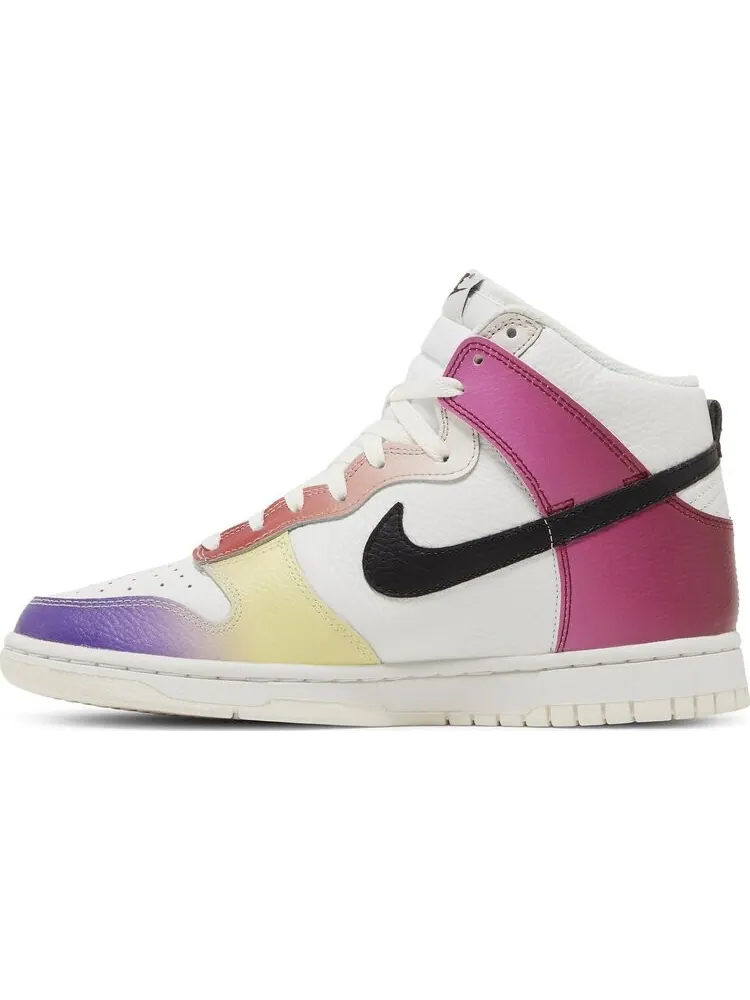 Кроссовки Wmns Dunk High 'Multi-Color Gradient' — изображение 3 из 4, мульти