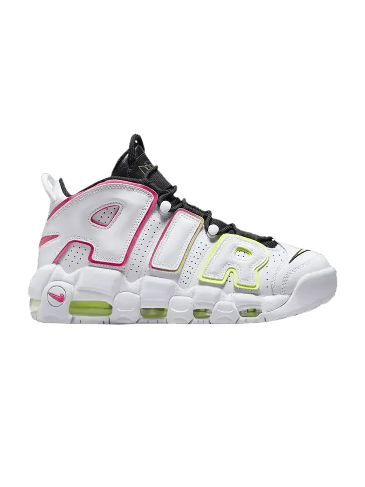 Кроссовки Nike Wmns Air More Uptempo 'Electric' — изображение 1 из 1, белый//розовый/черный