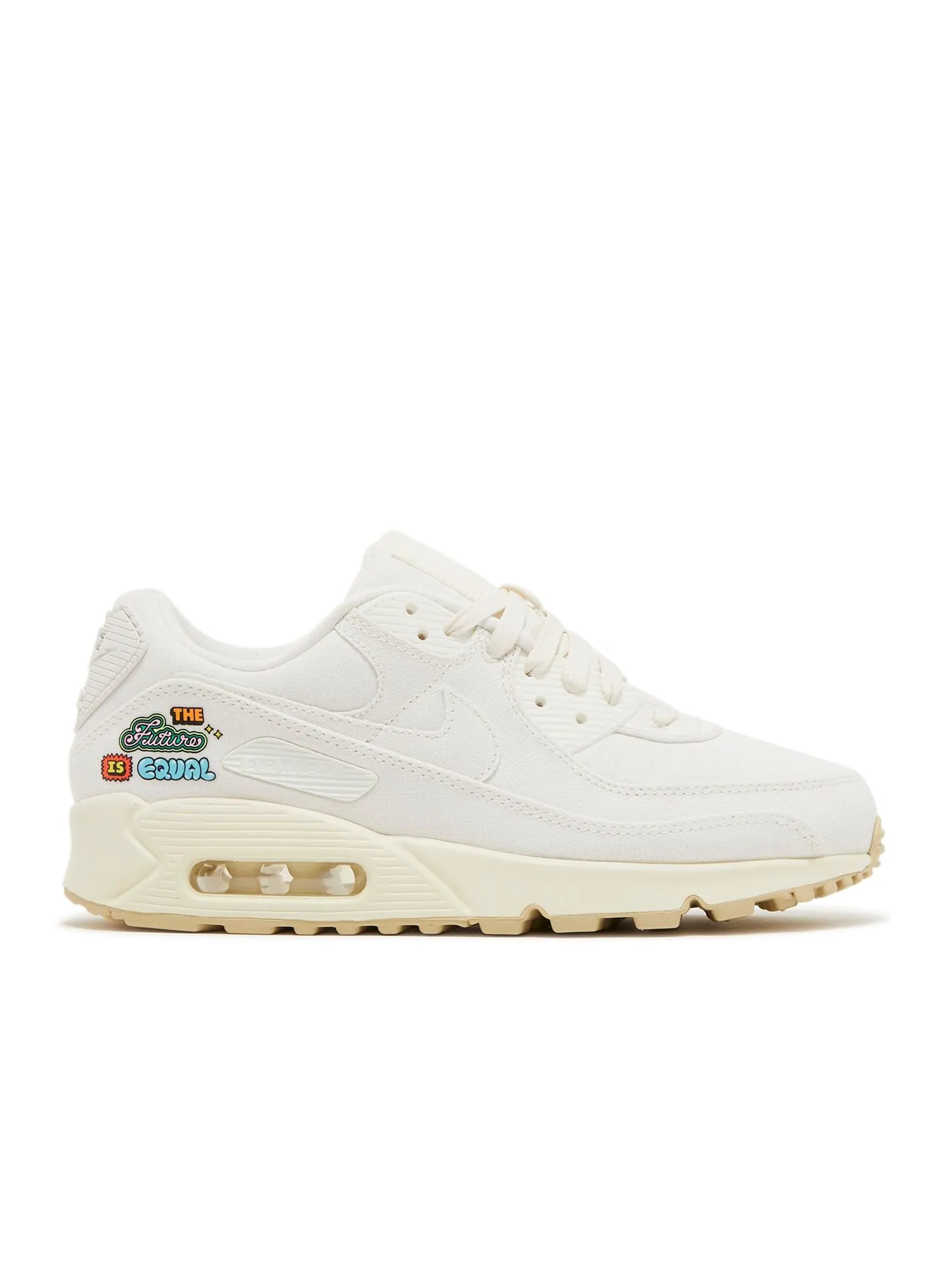 Женские кроссовки Nike Air Max 90 SE 'The Future Is Equal', кремовые — изображение 1 из 4, бежевый