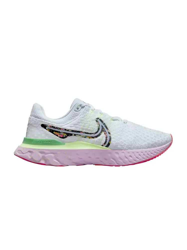 Кроссовки Nike Wmns React Infinity Run Flyknit 3 — изображение 1 из 1, белый