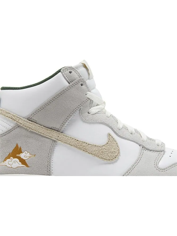 Кроссовки Dunk High GS 'San Francisco Pack - Gold Mountain' — изображение 2 из 4, белый