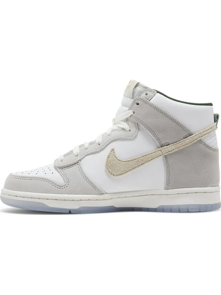 Кроссовки Dunk High GS 'San Francisco Pack - Gold Mountain' — изображение 3 из 4, белый