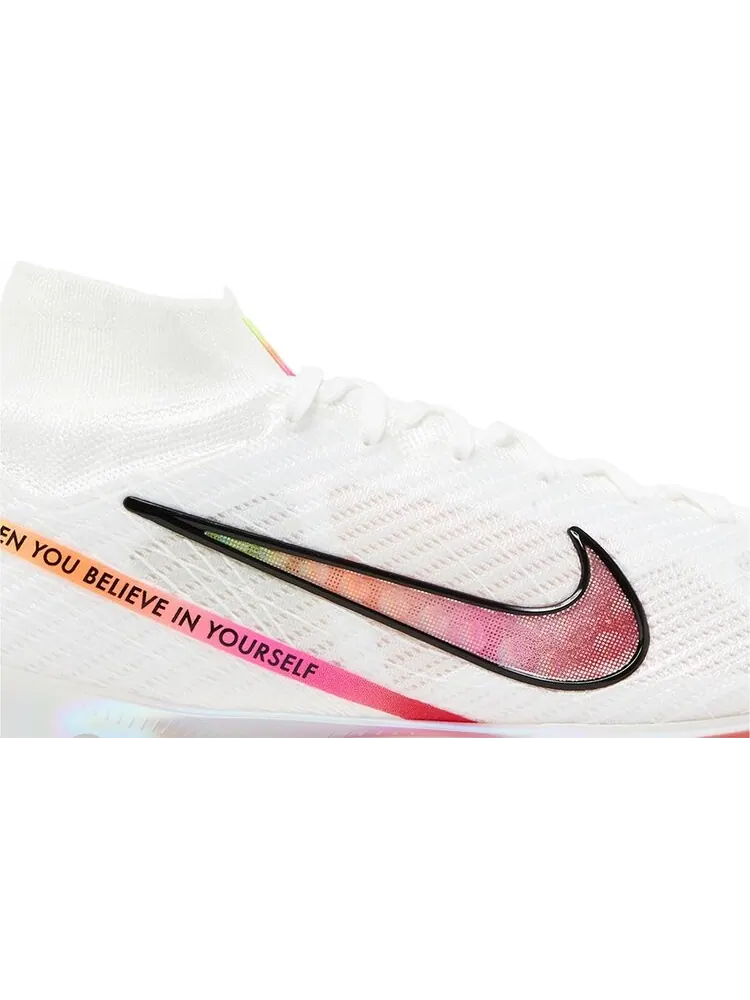Кроссовки Marcus Rashford x Zoom Mercurial Superfly 9 Elite FG 'Better Believe It' — изображение 2 из 4, белый