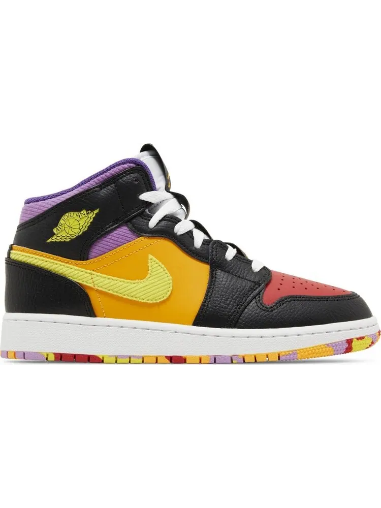 Кроссовки Air Jordan 1 Mid SS GS 'Championships' — изображение 1 из 4, мульти