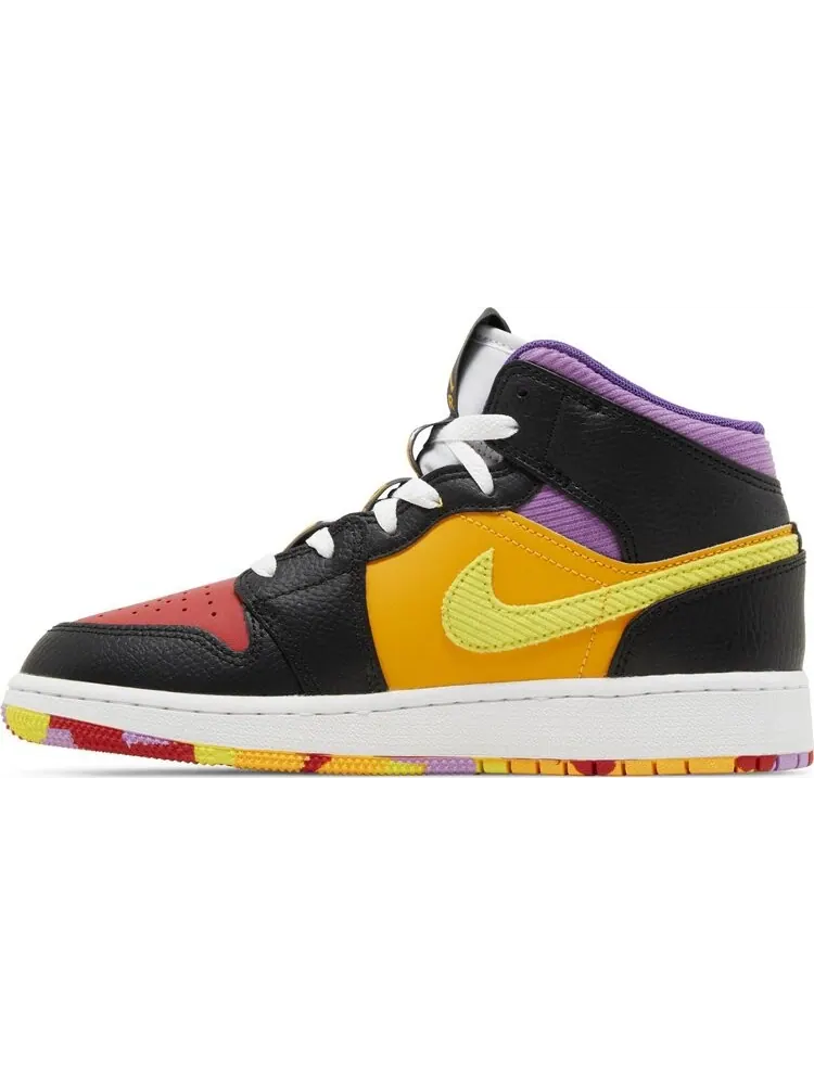 Кроссовки Air Jordan 1 Mid SS GS 'Championships' — изображение 3 из 4, мульти