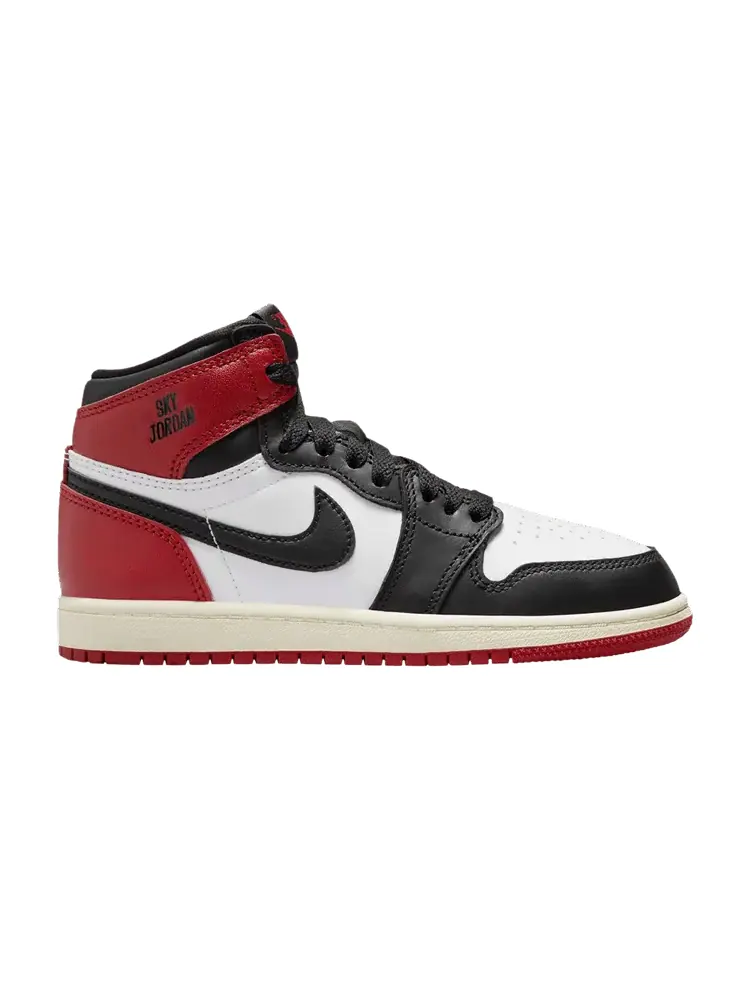Кроссовки Air Jordan 1 Retro High OG PS Black Toe Reimagined — изображение 1 из 1, черный