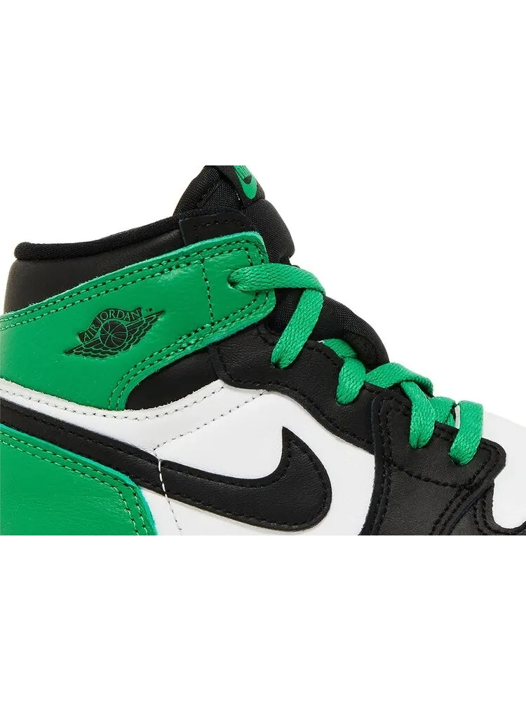 Кроссовки Air Jordan 1 Retro High OG TD 'Lucky Green' — изображение 2 из 4, зеленый