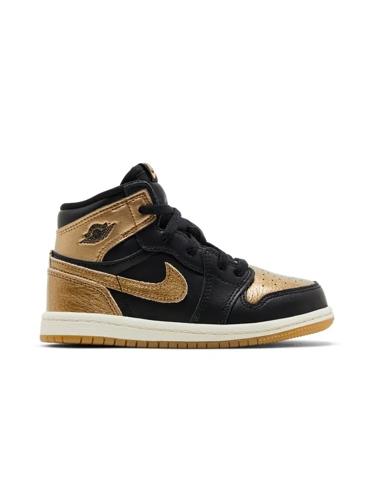 Кроссовки Air Jordan 1 Retro High OG TD — изображение 1 из 4, черный золотистый
