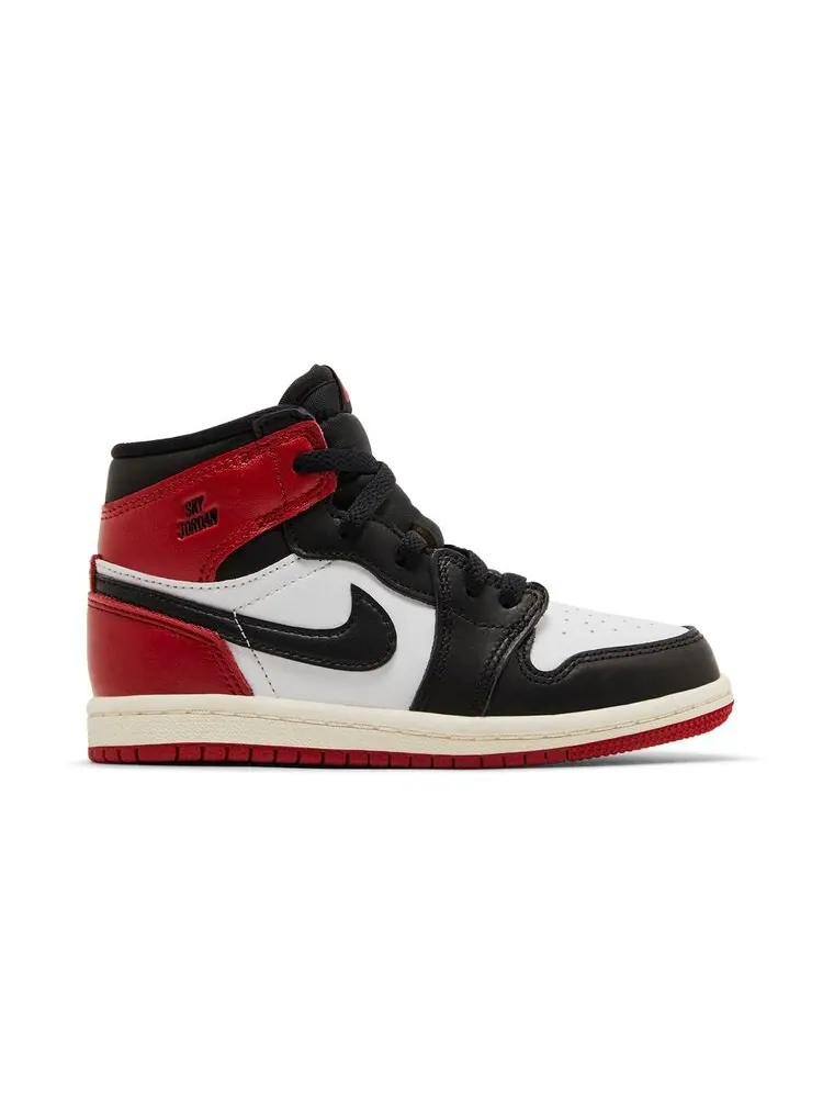 Кроссовки Air Jordan 1 Retro High OG TD Black Toe Reimagined — изображение 1 из 6, черный