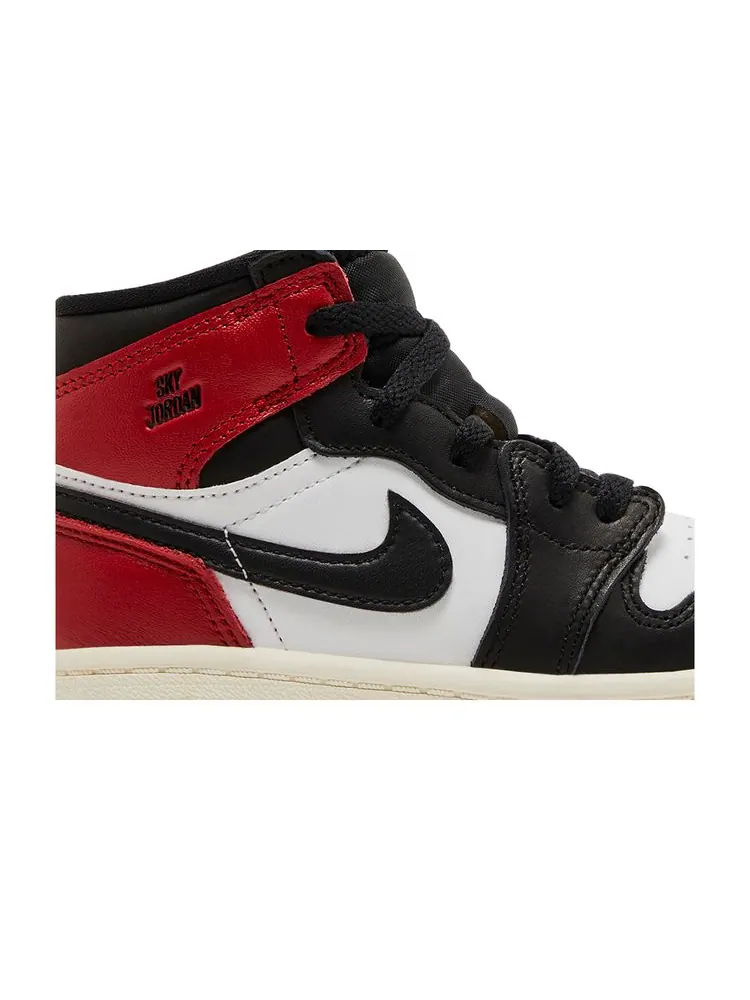 Кроссовки Air Jordan 1 Retro High OG TD Black Toe Reimagined — изображение 2 из 6, черный