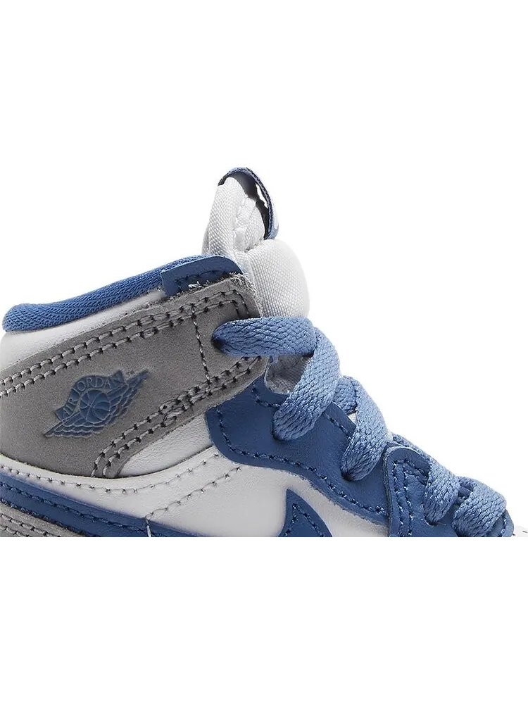 Кроссовки Air Jordan 1 Retro High OG TD True Blue — изображение 2 из 8, синий