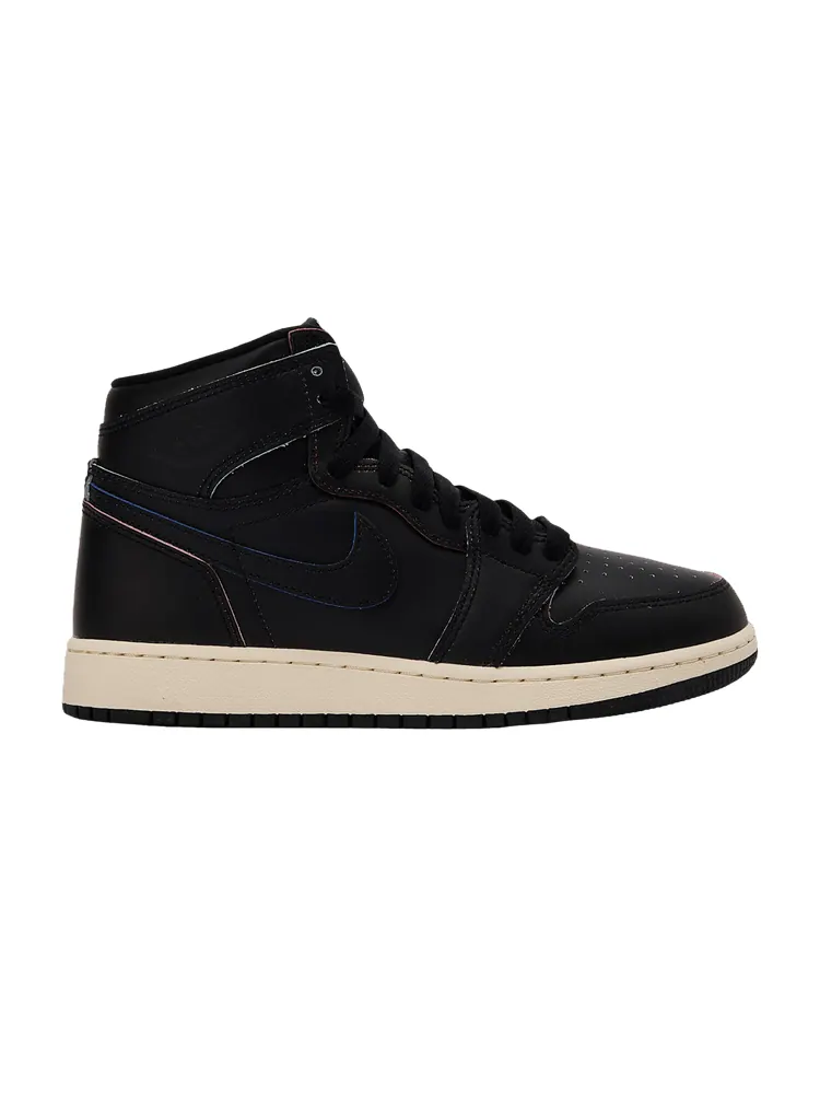 Кроссовки Air Jordan Air Jordan 1 Retro High OG GS 'Self Expression' — изображение 1 из 1, черный/черный/белый