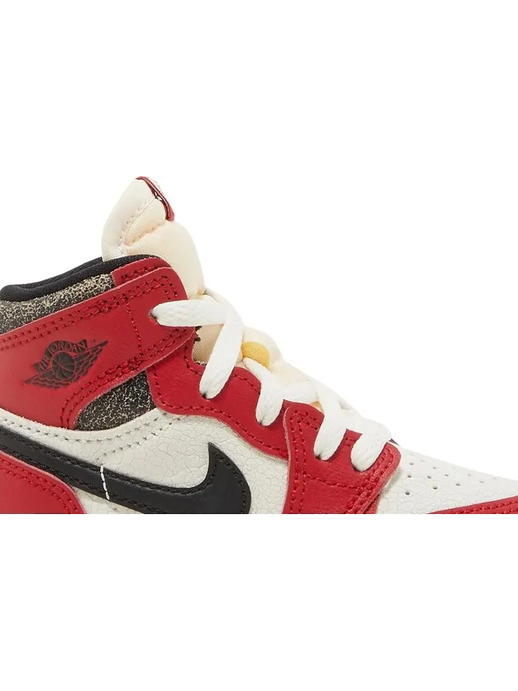 Кроссовки Air Jordan 1 Retro High OG TD Chicago Lost & Found — изображение 2 из 8, красный