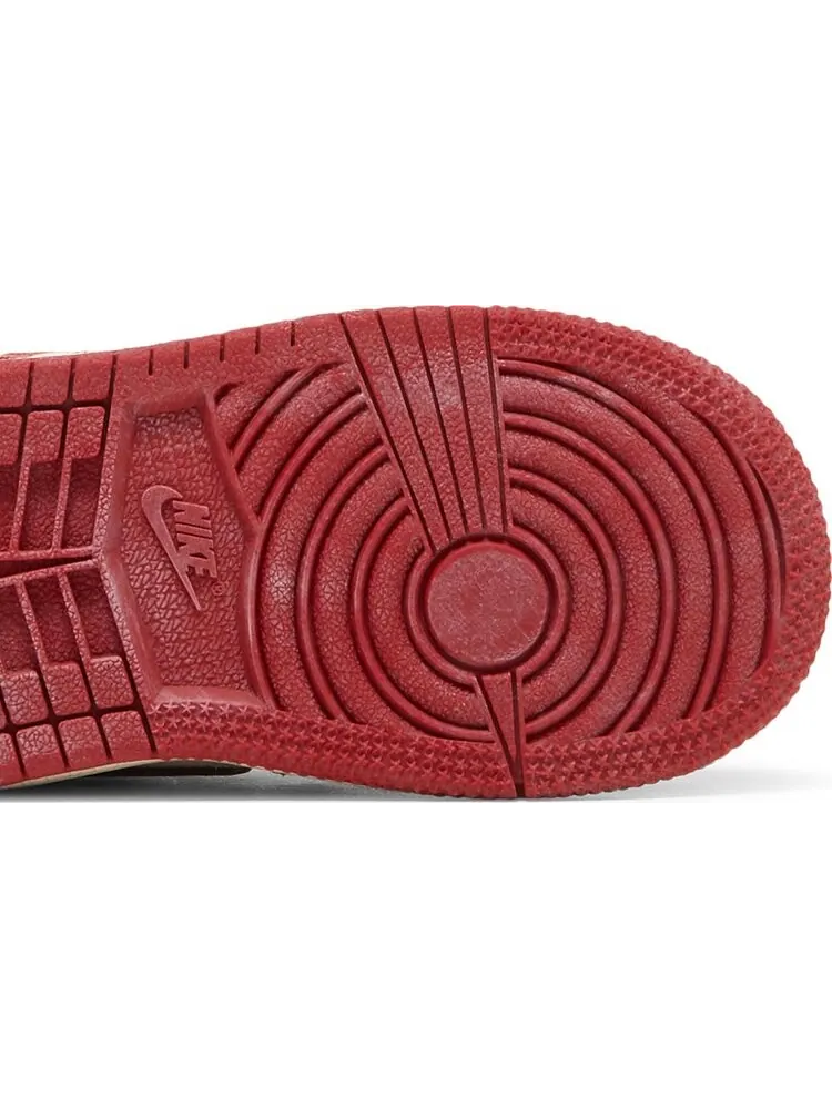 Кроссовки Air Jordan 1 Retro High OG TD Chicago Lost & Found — изображение 5 из 8, красный