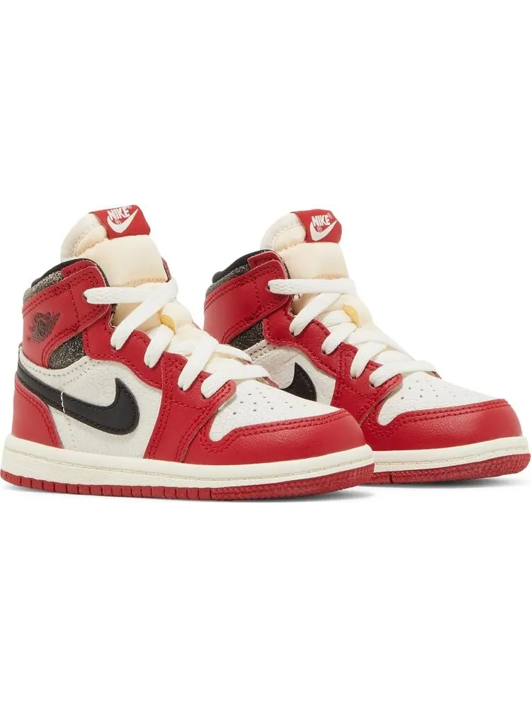 Кроссовки Air Jordan 1 Retro High OG TD Chicago Lost & Found — изображение 8 из 8, красный