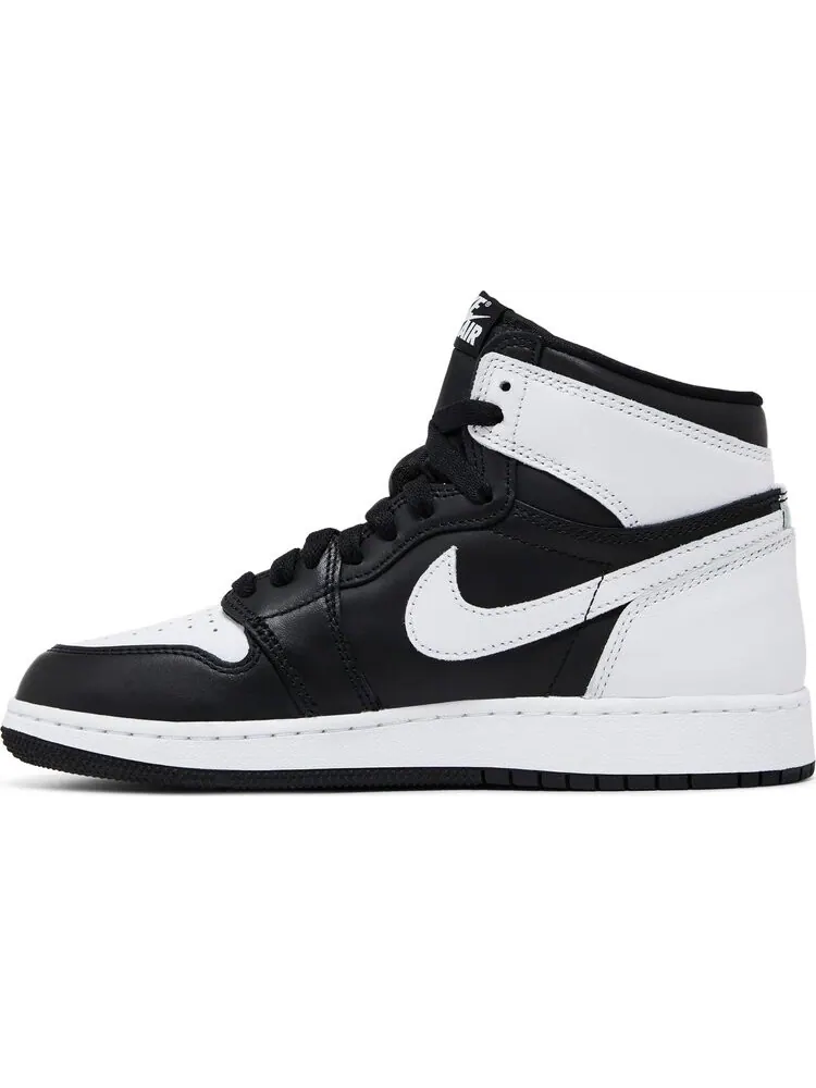 Кроссовки Air Jordan 1 Retro High OG GS 'Black White 2.0' — изображение 3 из 4, черный