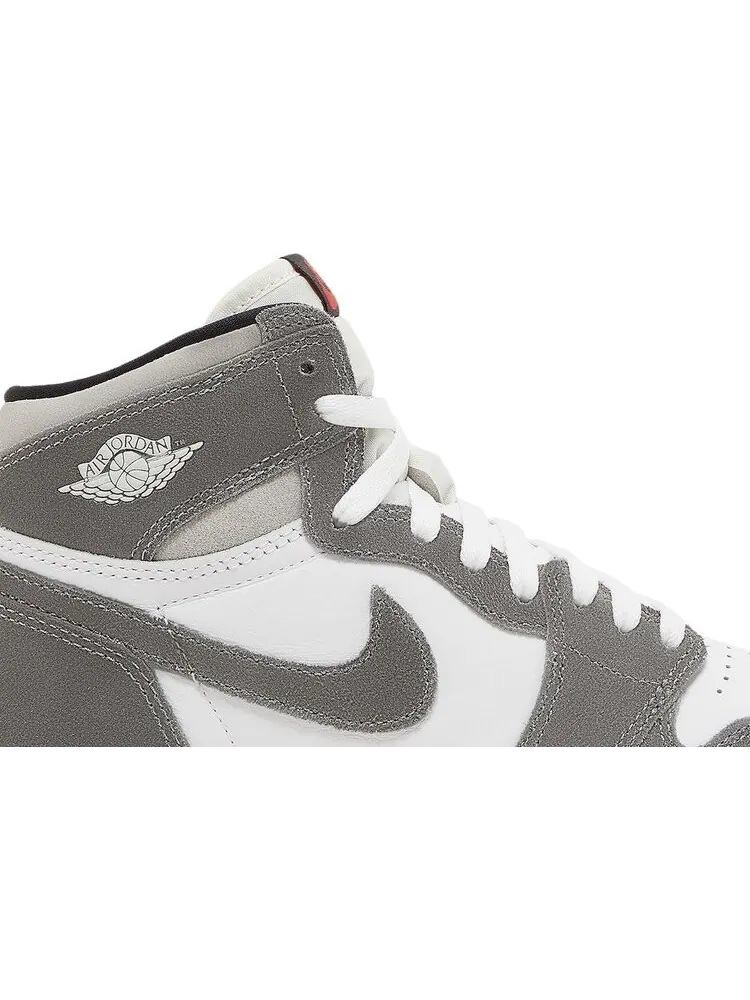 Кроссовки Air Jordan 1 Retro High OG GS 'Washed Black' — изображение 2 из 4, серый