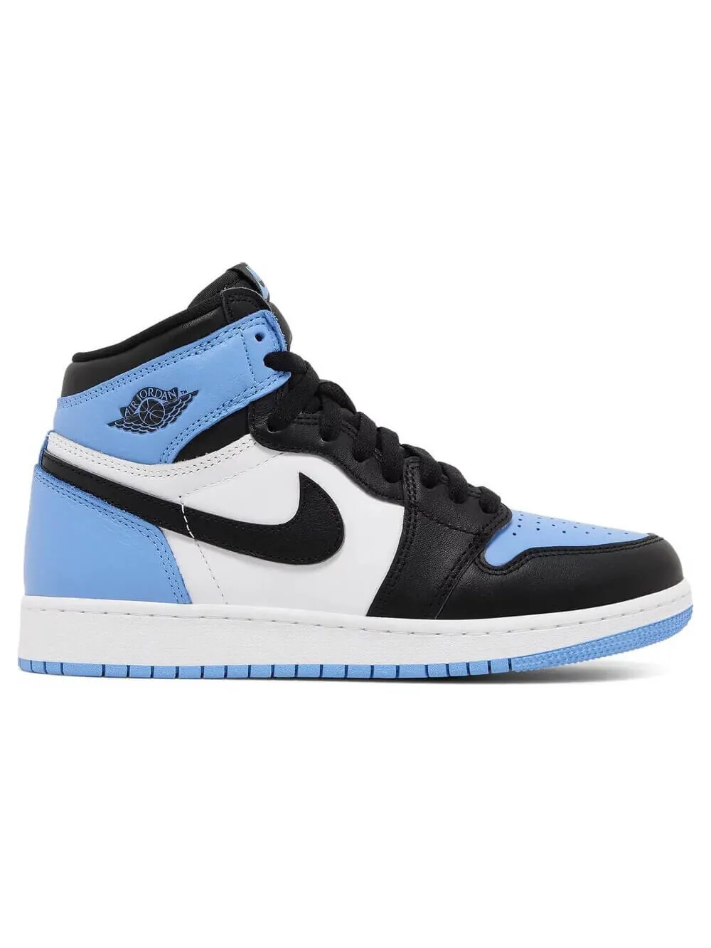 Кроссовки Nike Air Jordan 1 Retro High OG GS UNC Toe — изображение 1 из 8, белый/голубой/черный