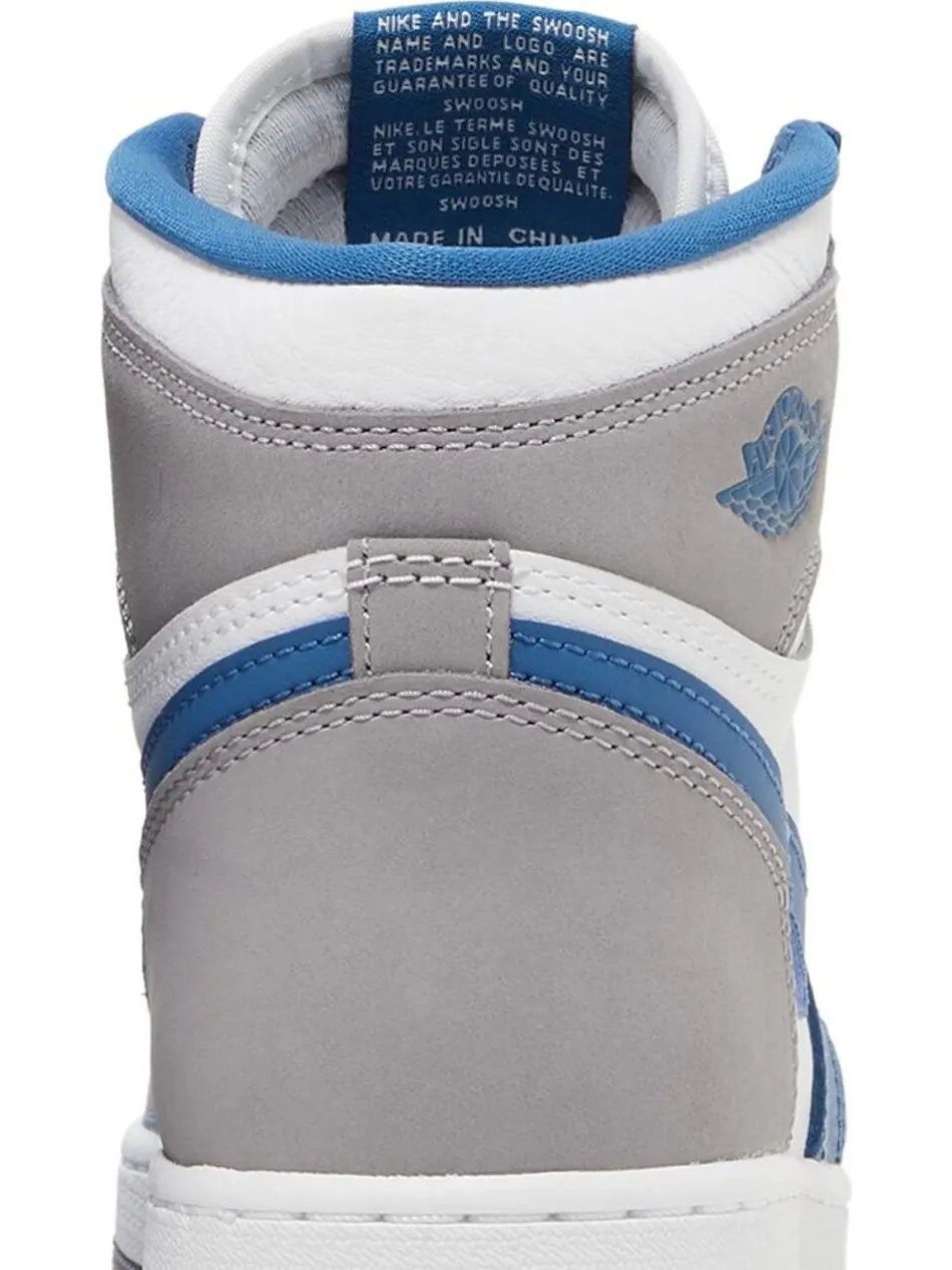 Кроссовки Air Jordan 1 Retro High OG GS True Blue — изображение 7 из 8, синий
