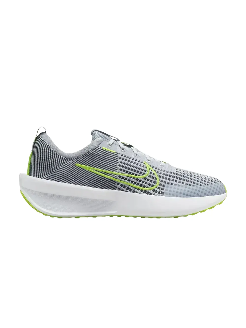 Кроссовки Nike Interact Run — изображение 1 из 1, серый/-белый-черный