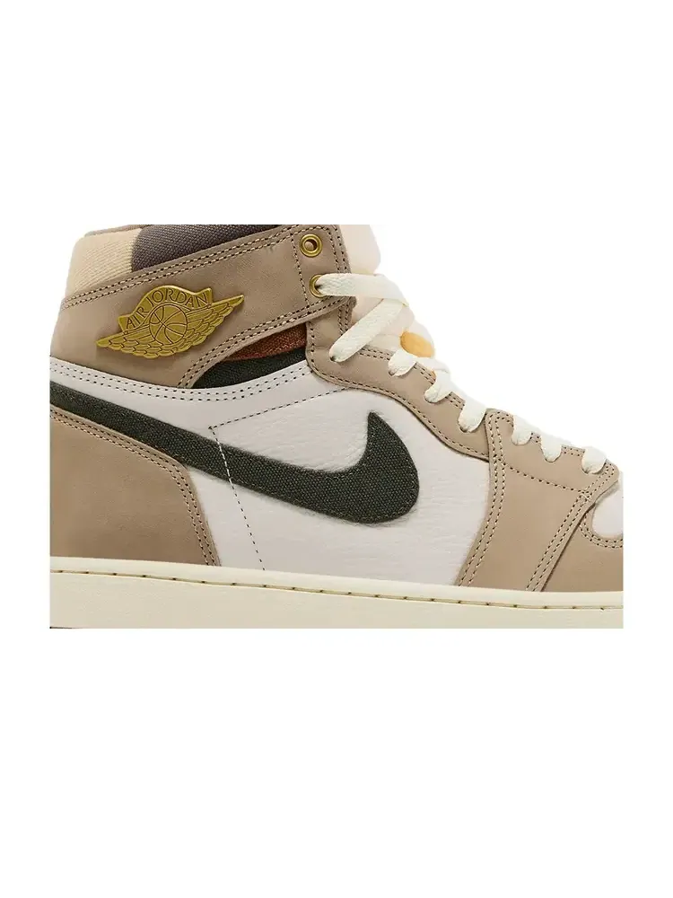 Кроссовки Air Jordan Wmns 1 Retro High OG — изображение 2 из 8, хаки