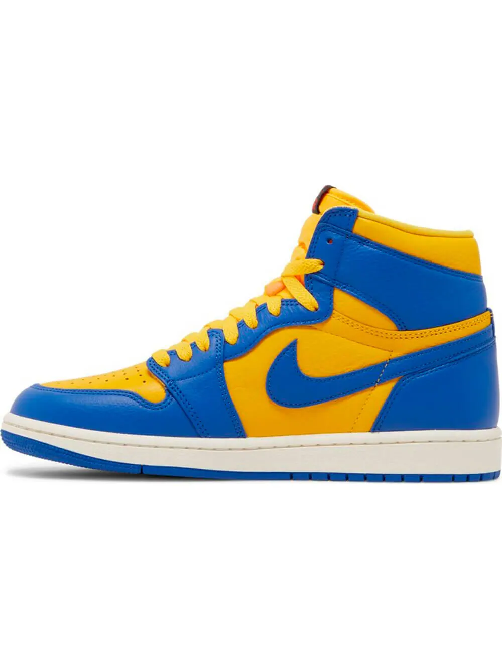 Кроссовки Air Jordan 1 Retro High OG 'Reverse Laney' — изображение 2 из 5, желтый/синий