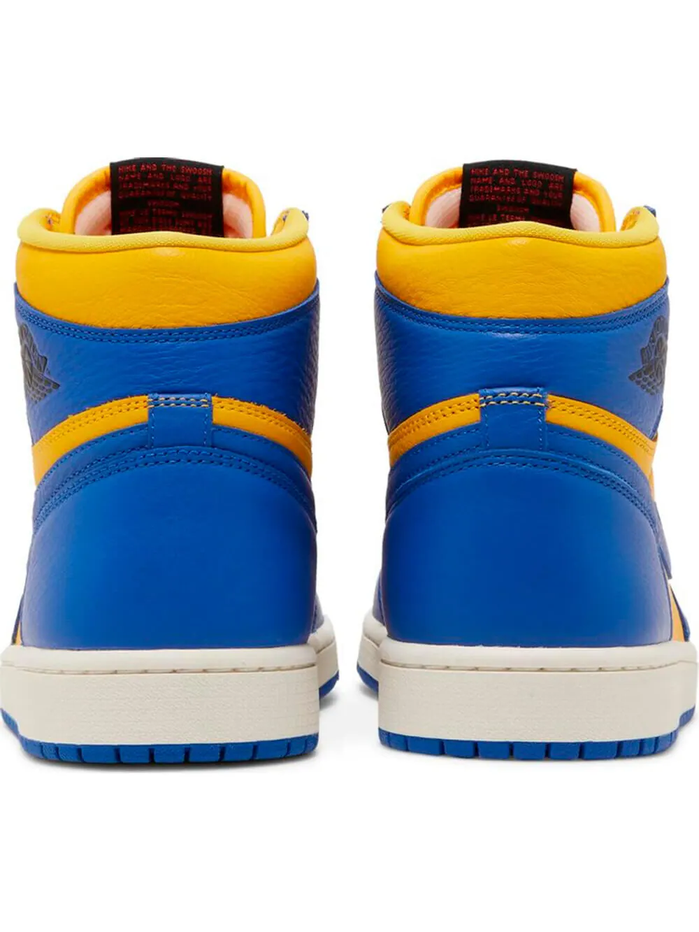 Кроссовки Air Jordan 1 Retro High OG 'Reverse Laney' — изображение 4 из 5, желтый/синий