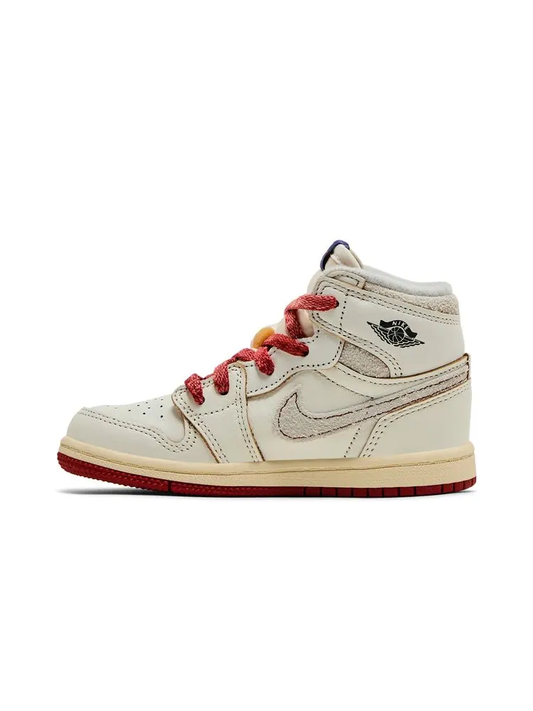 Кроссовки Air Jordan 1 Retro High OG TD 'Rare Air - Sail Cinnabar' — изображение 3 из 8, синий