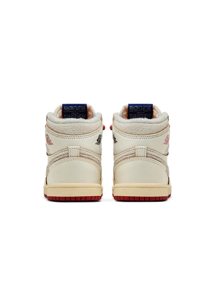 Кроссовки Air Jordan 1 Retro High OG TD 'Rare Air - Sail Cinnabar' — изображение 6 из 8, синий