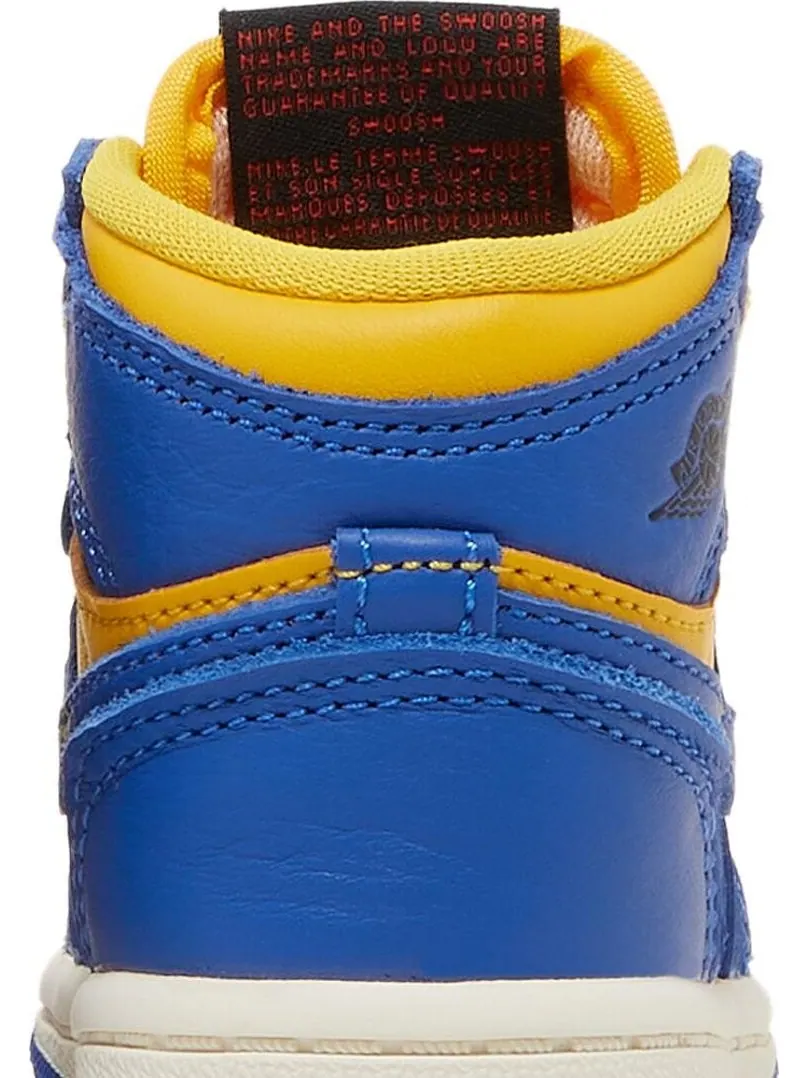 Кроссовки Air Jordan 1 Retro High OG TD Reverse Laney — изображение 7 из 8, желтый