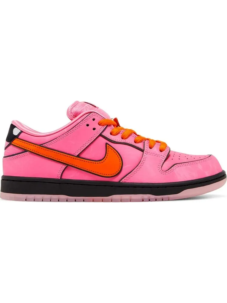 Кроссовки The Powerpuff Girls x Dunk Low Pro SB QS 'Blossom' — изображение 1 из 4, розовый