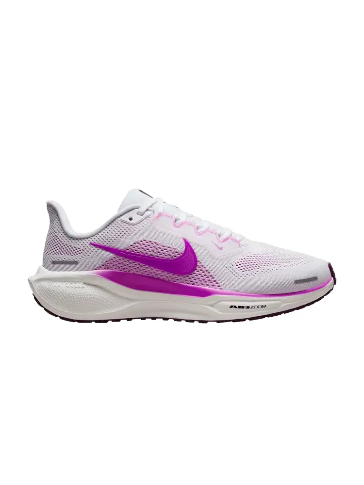 Кроссовки Nike Wmns Air Zoom Pegasus 41 White Hyper Violet — изображение 1 из 1, белый фиолетовый