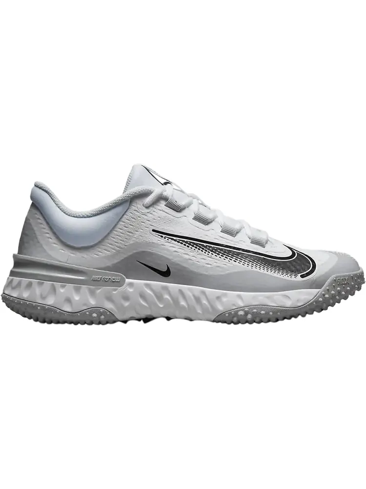 Кроссовки Nike Alpha Huarache Elite 4 TF 'White Wolf Grey' — изображение 1 из 1, белый