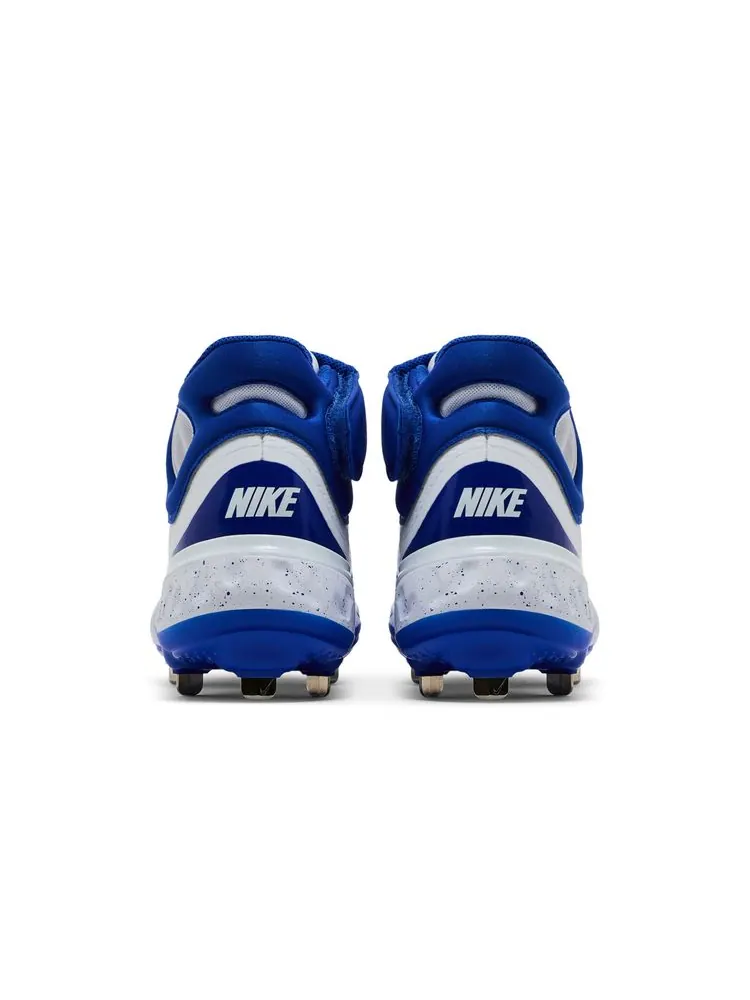 Кроссовки Alpha Huarache Elite 4 Mid 'White Hyper Royal' — изображение 6 из 8, белый