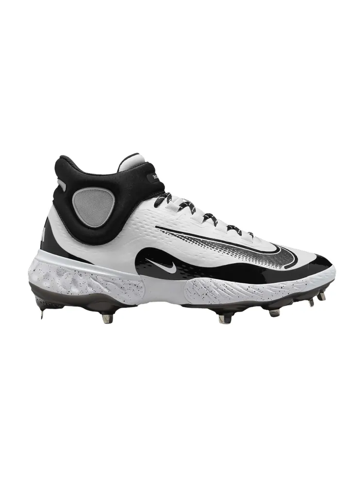 Кроссовки Alpha Huarache Elite 4 Mid 'White Black' — изображение 1 из 1, белый черный
