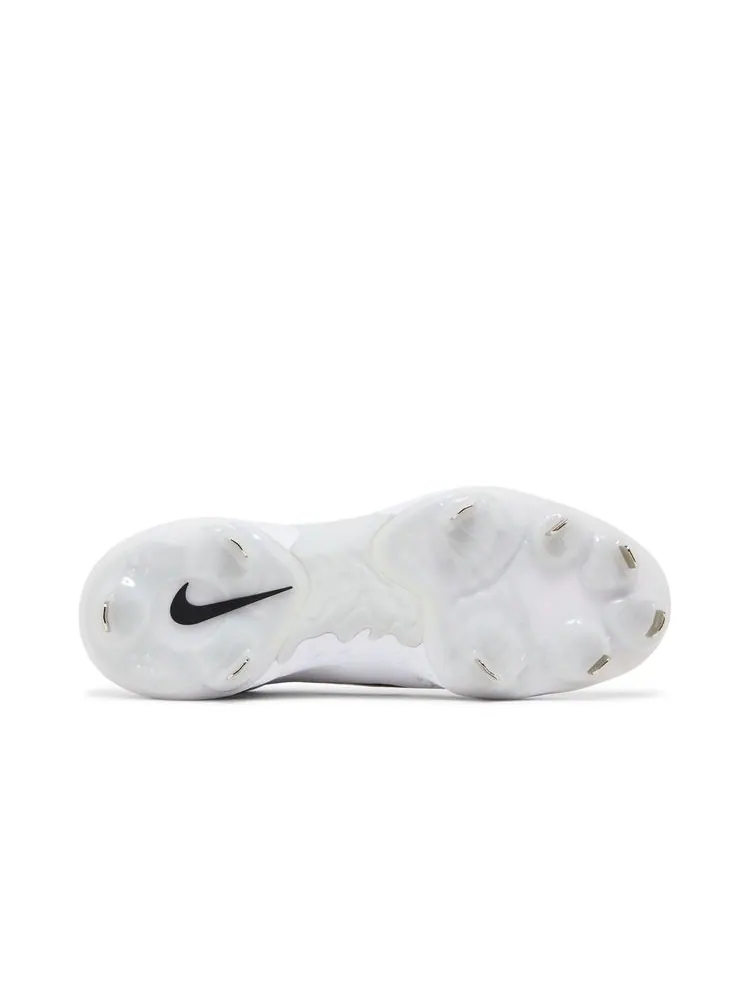 Кроссовки Alpha Huarache Elite 4 Low 'White Black Wolf Grey' — изображение 4 из 8, белый черный серый