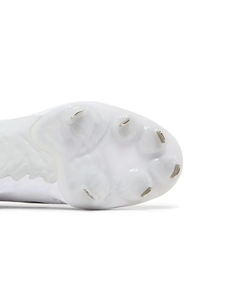 Кроссовки Alpha Huarache Elite 4 Low 'White Black Wolf Grey' — изображение 5 из 8, белый черный серый