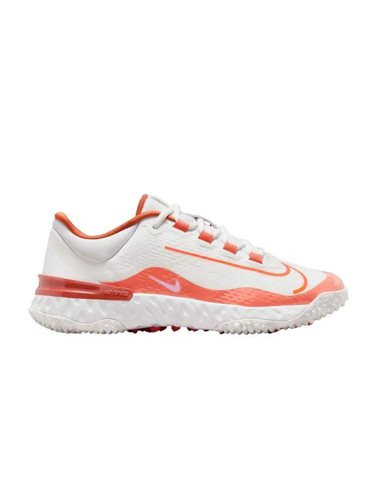 Кроссовки Wmns Alpha Huarache Elite 4 TF 'Summit White Light Wild Mango' — изображение 1 из 1, белый светлый