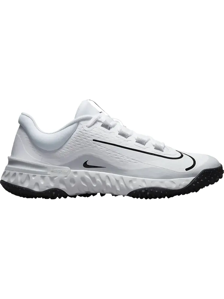 Кроссовки Nike Wmns Alpha Huarache Elite 4 TF 'White Pure Platinum' — изображение 1 из 1, белый