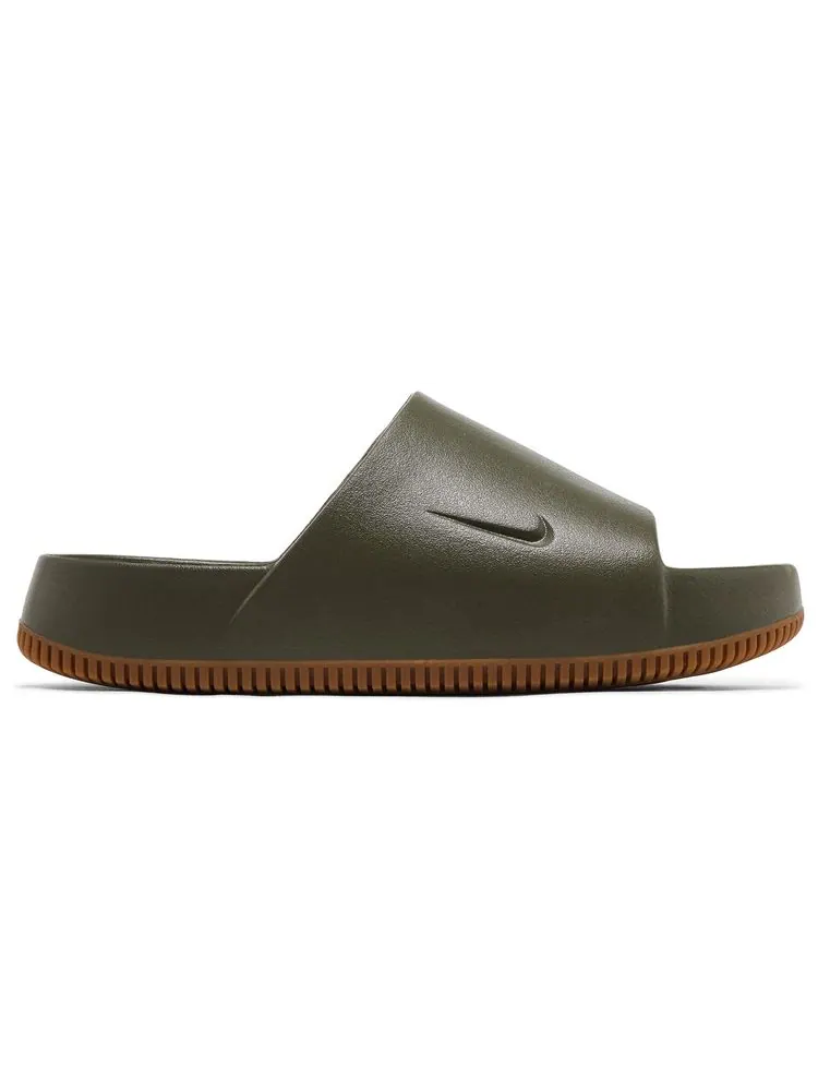 Шлепанцы Nike Calm Slide 'Medium Olive Gum' — изображение 1 из 8, зеленый