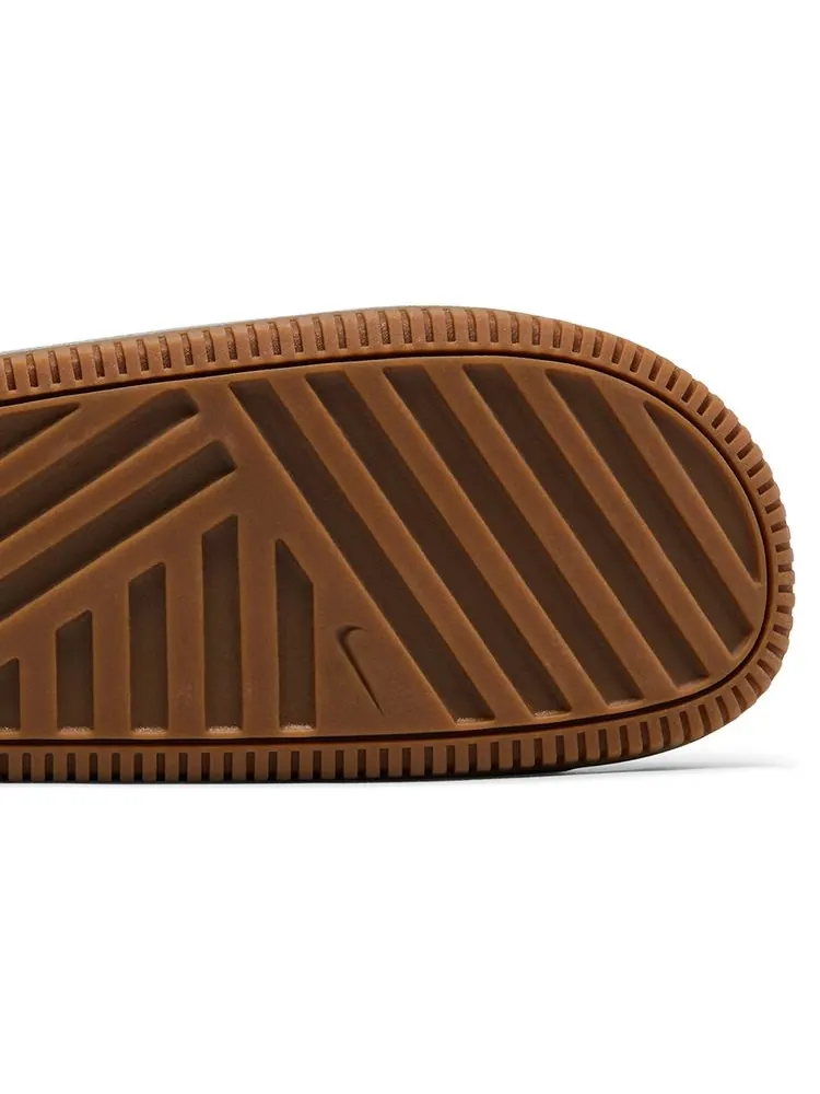 Шлепанцы Nike Calm Slide 'Medium Olive Gum' — изображение 5 из 8, зеленый