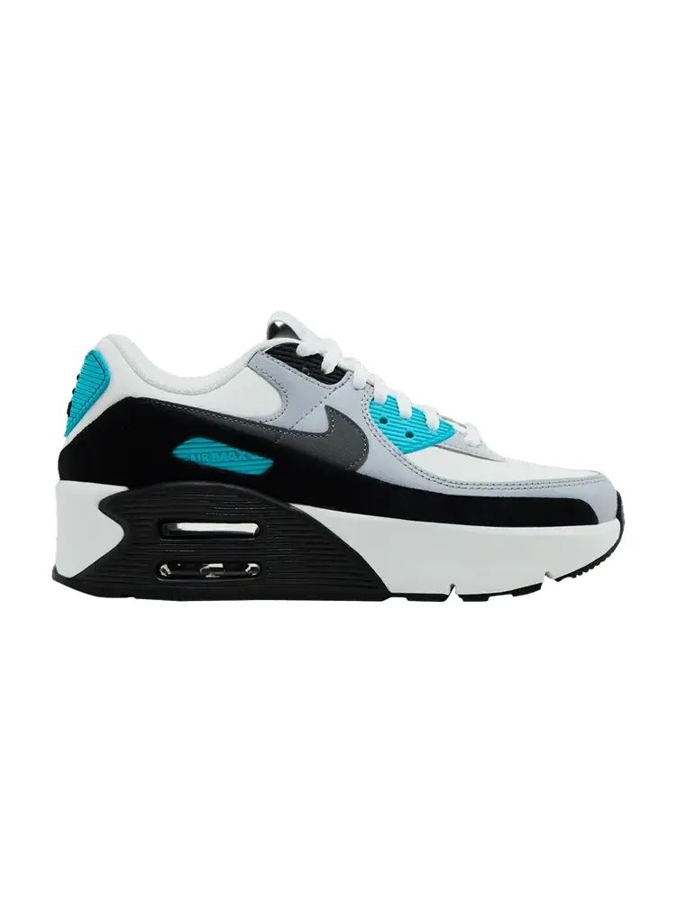 Кроссовки Nike Wmns Air Max 90 LV9 'Laser Blue' — изображение 1 из 9, белый/серый/черный/серый